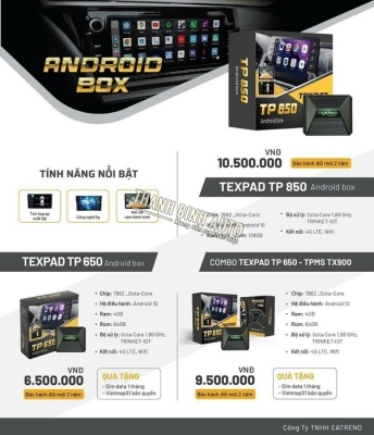 Box Android Texpad TP850