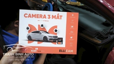 Camera 3 mắt Elliview Y5 Premium 170 độ cho xe HONDA CRV 2025