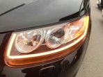 Độ đèn Hyundai Santafe 2007-2012 độ LED khối silicon