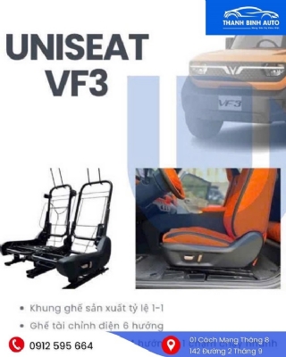 Khung ghế điện UNISEAT cho xe VF3