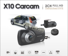 Cam hành trình X10 Carcam 2 mắt WIFI GPS