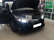 Toyota Atis 2.0 2016 lắp bóng LumiLed L7 quá sáng