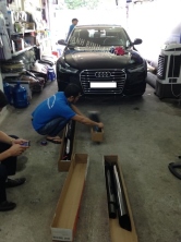 Audi A6 dán phim cách nhiệt LLumarr gói cao cấp tại ThanhBinhAuto