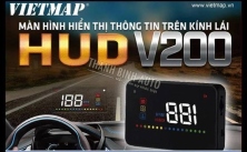 Hiển thị tốc độ lên kính lái ô tô VIETMAP HUD V200