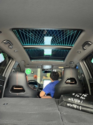 Trần Sky - lounge, sàn da Nappa cho xe BYD Sealion 6