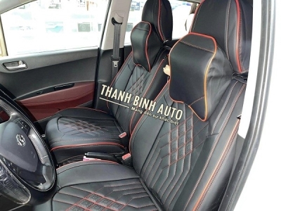 Áo ghế, bọc ghế 9D cao cấp cho xe Hyundai i10