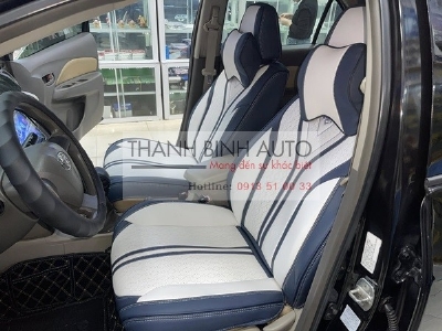 Áo ghế da cho xe Toyota Vios 2012