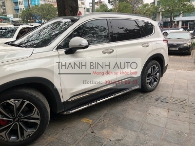 Bậc lên xuống, bệ bước xe SANTAFE 2019