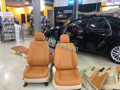 Bọc nệm ghế da kiểu Maybach cho xe CAMRY 2019