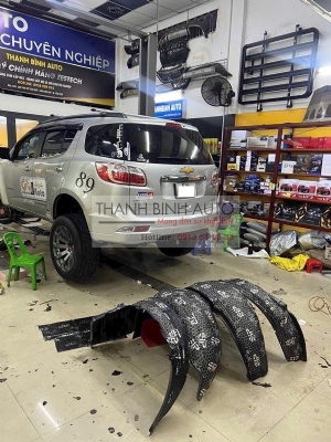 Cách âm cánh cửa, trần xe, hộc bánh xe Trailblazer