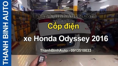 Video Cốp điện xe Honda Odyssey 2016 tại ThanhBinhAuto