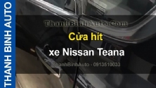 Video Cửa hít xe Nissan Teana