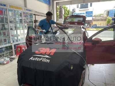 Dán phim cách nhiệt 3M Mỹ cho xe MAZDA 2 2018