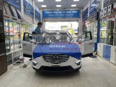 Dán phim cách nhiệt Ntech Hàn quốc cho xe MAZDA CX5 2015