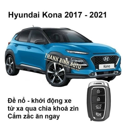Đề nổ từ xa xe Hyundai Kona 2017 2021