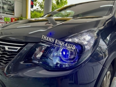 Video Độ đèn Bi led Titan Black cho xe Vinfast Fadil