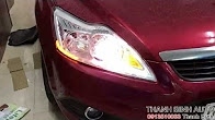 Video Độ đèn bi xenon, vòng angle cùng đèn led thuỷ tinh chạy cho Focus