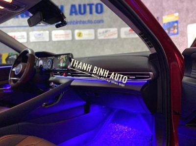 Lắp led nội thất cho xe Hyundai Elantra 2023