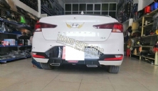 Lip pô, lippo, lip chia đôi pô xe Huyndai Elantra 2019 2020