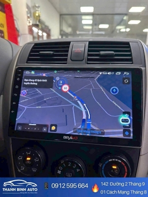 Màn hình Android Bravo B10 Lite cho xe Toyota Corolla Altis