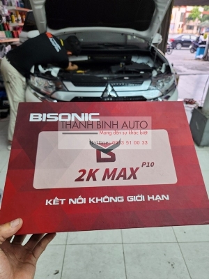 Màn hình Bisonic 2K Max P10 cho xe Mitsubishi Outlander