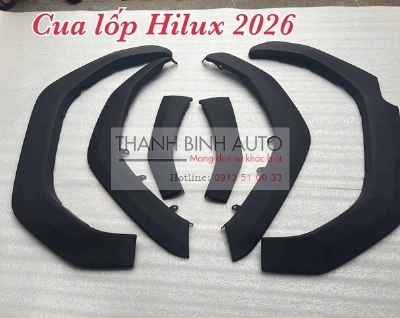 Ốp cua lốp cho xe TOYOTA HILUX 2026