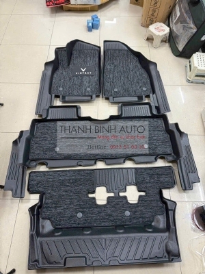 Thảm sàn đúc tràn viền cho xe Vinfast Limo Green