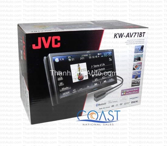 Màn hình đầu DVD JVC KW-AV71BT giá điên 5. 995k