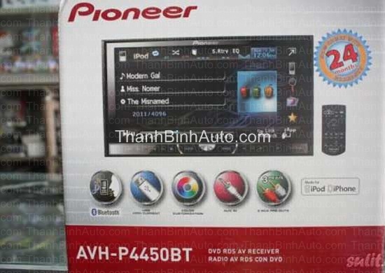 Màn hình DVD cho Kia Morning 2012 - DVD Pioneer AVH-P4450BT