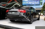 Body lip sau + đuôi pô cho Audi A6 mẫu ABT