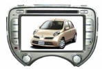 DVD theo xe Nissan March 2012