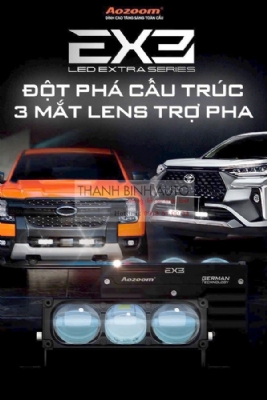 Bi led 3 mắt trợ pha Aozoom EX3