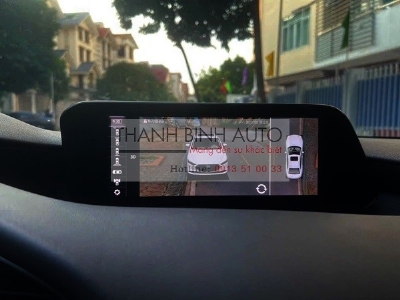 Cam 360 tích hợp màn hình zin xe MAZDA 3