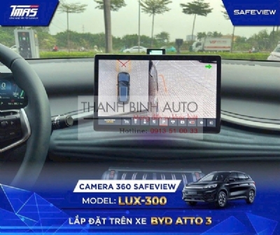 Camera 360 Safeview Lux-300 cho xe BYD ATTO 3