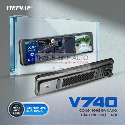 Camera hành trình gương V740