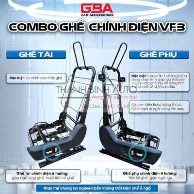 Combo ghế chỉnh điện cho xe VF3