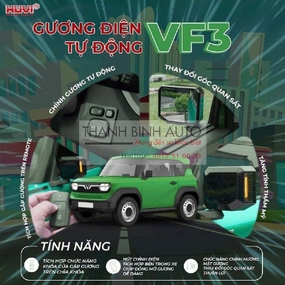 Combo gương điện tích hợp xi nhan & Cốp cơ cho xe VF3