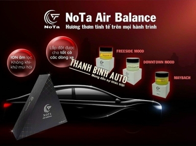 Nota Air Balance tạo ion âm và tán hương nước hoa