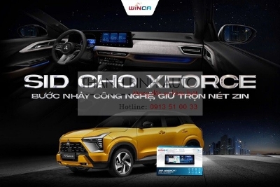 SID cho màn hình zin xe Mitsubishi Xforce