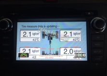 Cảm biến áp suất lốp hiển thị lên màn hình HONDA CRV 2010