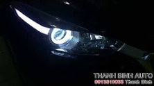 Video Độ đèn MAZDA 3 led vòng angel eyes và xenon aozoom - ThanhBinhAuto