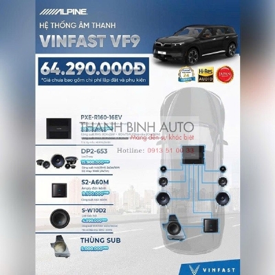 Âm thanh Alpine cho xe VF9