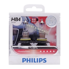 Bóng đèn pha ô tô Philips 9006XVS2 HB4 X-tremeVision