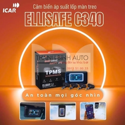Cảm biến áp suất lốp màn treo Ellisafe C340