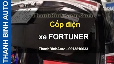 Video Cốp điện xe FORTUNER tại ThanhBinhAuto