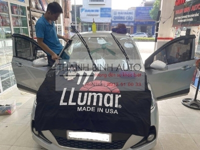 Dán phim cách nhiệt LLumar Mỹ cho xe Hyundai i10 2020