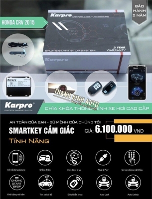 Chìa khóa thông minh KARPRO cho xe HONDA CRV