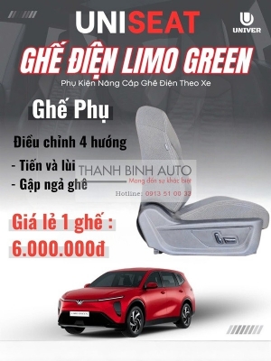 Độ ghế chỉnh điện cho xe Vinfast Limo Green
