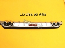 Lip pô, lippo, lip chia đôi pô xe ALTIS 2020