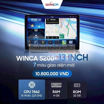 Màn hình Android Winca S200 13 inchs cho xe Mitsubishi Xpander Ccross